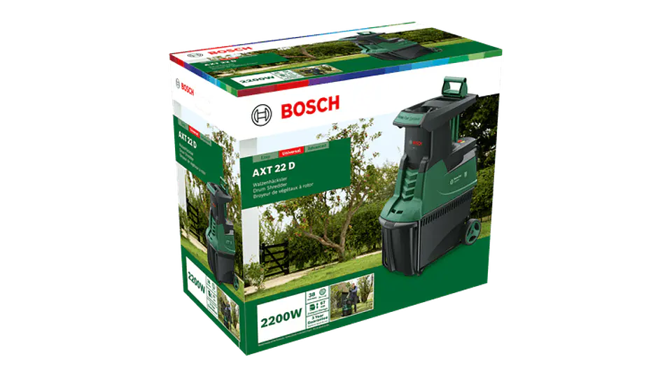 Triturador de ramos AXT 22 D BOSCH DIY 4
