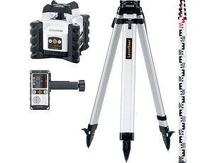Laser Rotativo Quadrum Compact 210 S + Tripé + Receptor + Régua 053.510A LASERLINER