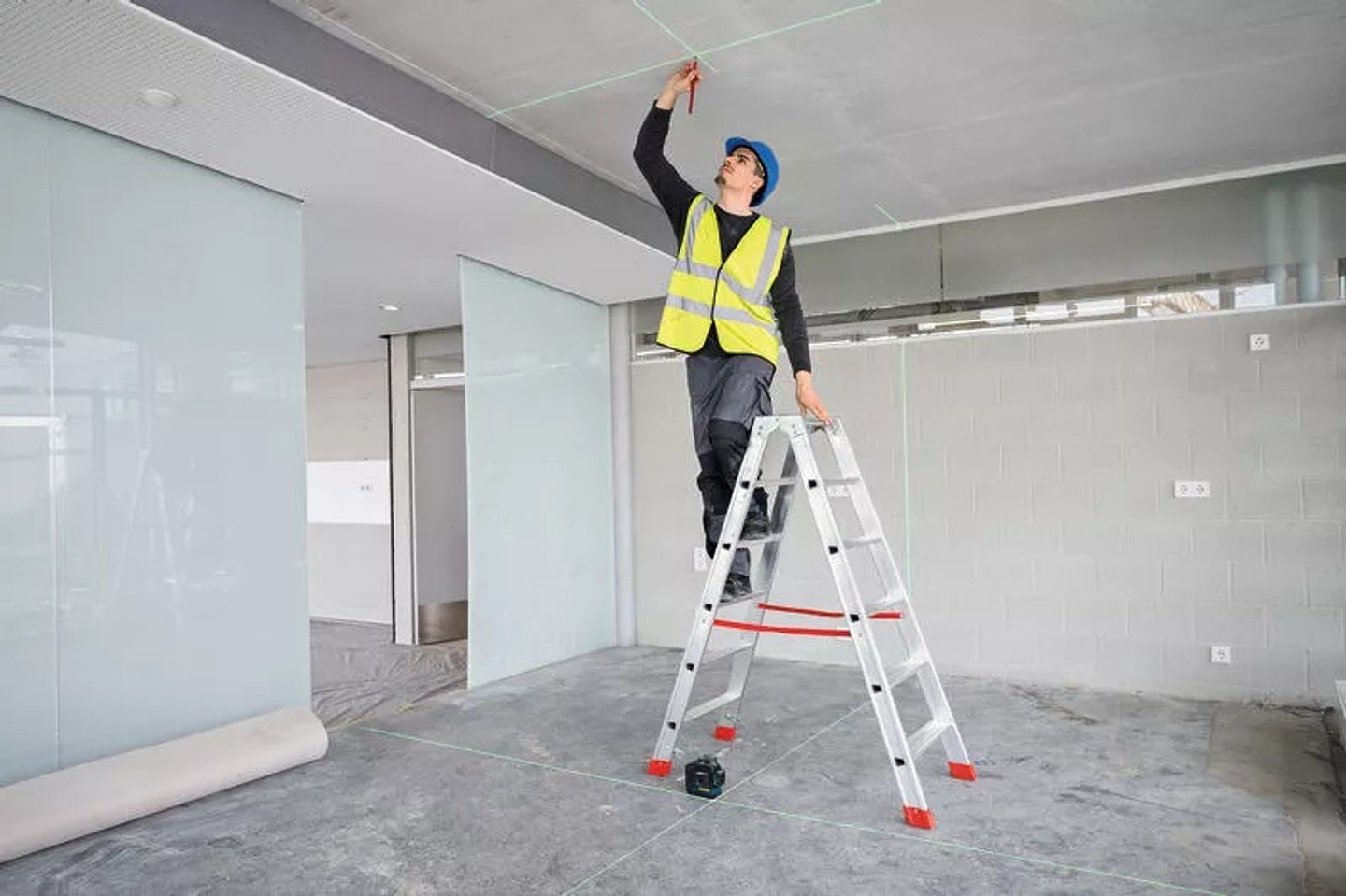 Nivel laser 3 Linhas Verdes GLL 80-33 G BOSCH 5