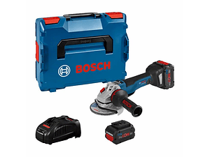 Rebarbadoras sem fio GWS 18V-10 PSC (125mm) + 2 Baterias ProCORE18V 5.5Ah BOSCH