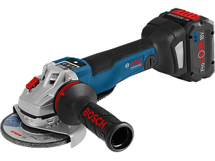 Rebarbadoras sem fio GWS 18V-10 PSC (125mm) + 2 Baterias ProCORE18V 5.5Ah BOSCH