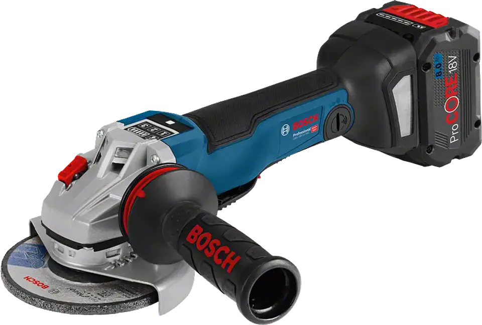 Rebarbadoras sem fio GWS 18V-10 PSC (125mm) + 2 Baterias ProCORE18V 5.5Ah BOSCH 2
