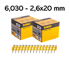 Kit de Maquina de pregar / Pregadora de Betão XR18V DCN890P2  + 6.030 Pregos 20mm DEWALT 2