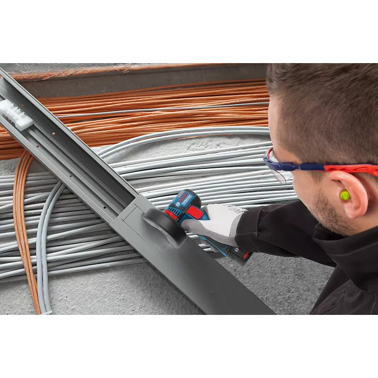 Mini rebarbadora a bateria 76 mm GWS 12V-76 + 2 Baterias 12V 2.0Ah + Bolsa BOSCH 5