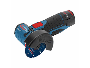 Mini rebarbadora a bateria 76 mm GWS 12V-76 + 2 Baterias 12V 2.0Ah + Bolsa BOSCH