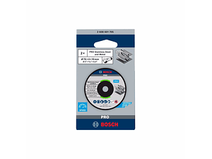Disco de rebarbar 76 x 4 x 10 mm PRO Stainless Steel and Metal BOSCH (2 Un.)