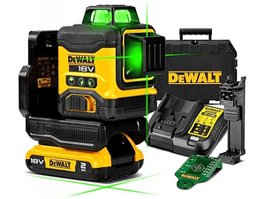 Nível Laser Autonivelante Verde de 3 linhas 360° XR18V DCLE34031D1 DEWALT