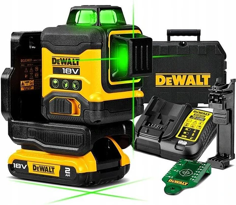 Nível Laser Autonivelante Verde de 3 linhas 360° XR18V DCLE34031D1 DEWALT