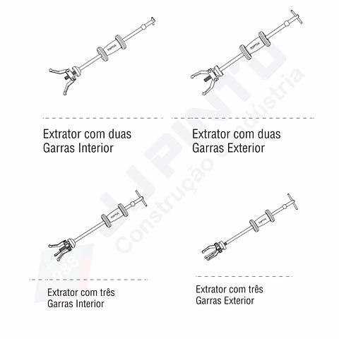 Kit Extractor Semi-Eixo TOPTUL