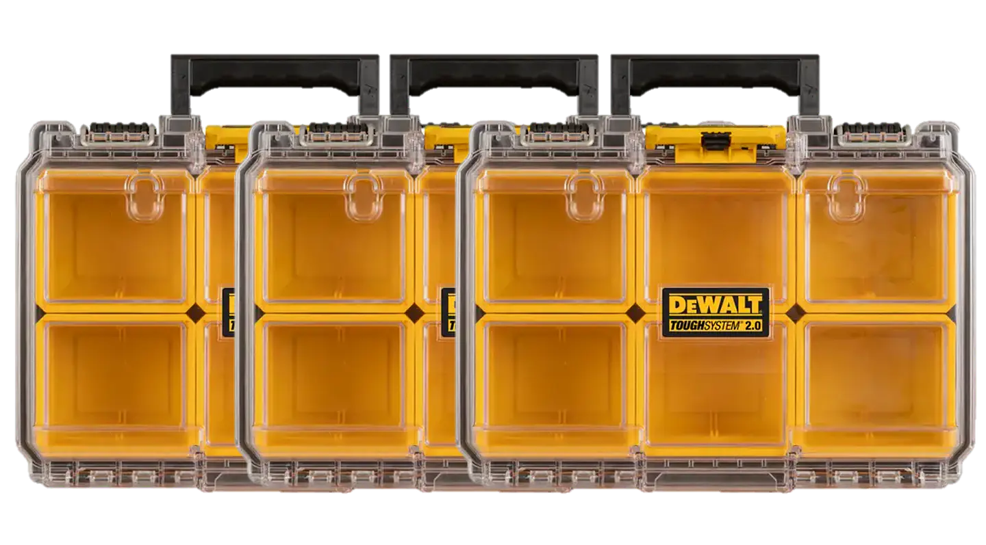 Trolley ToughSystem™ 2.0 com 3 Malas + 1 Caixa + 3 Organizadores Meia Largura DWST83402-5 DEWALT 4