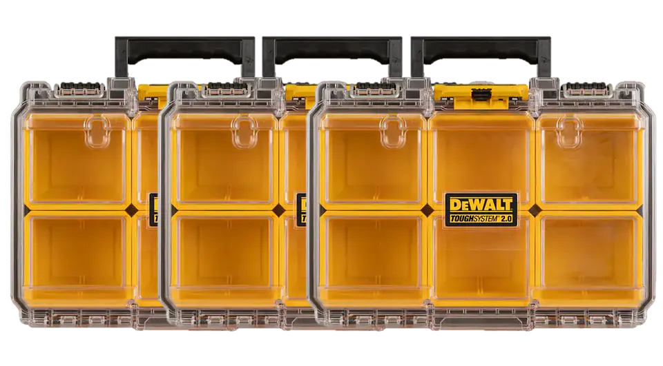 Trolley ToughSystem™ 2.0 com 3 Malas + 1 Caixa + 3 Organizadores Meia Largura DWST83402-5 DEWALT 4