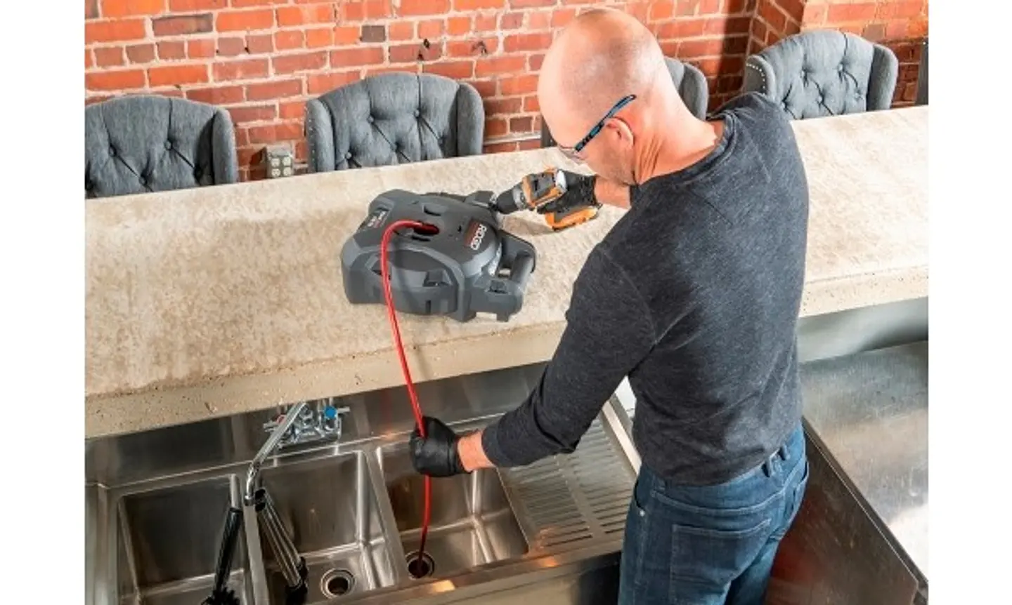 Maquina Desentupidora de Esgotos de 2