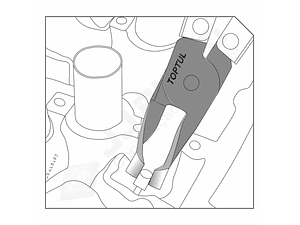 Alicate especial (Junta de válvulas) - TOPTUL