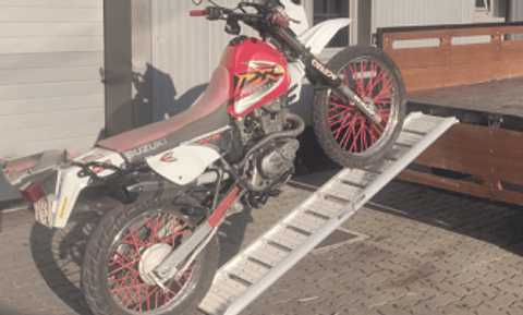 Rampa de Alumínio Dobrável 1800 x 290 mm 200 KG HAR200 HEAVYWARE