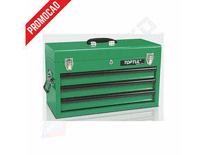 Caixa de ferramenta metálica 3 gavetas (99 peças) TOPTUL