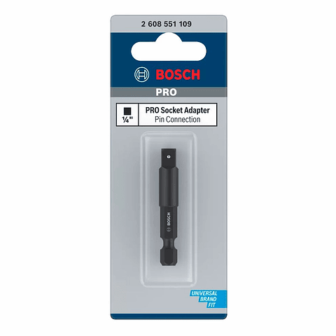 Adaptador 1/4'' para chaves de caixa de 1/4'' BOSCH