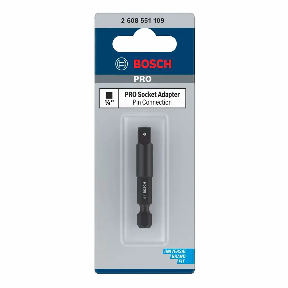 Adaptador 1/4'' para chaves de caixa de 1/4'' BOSCH 2