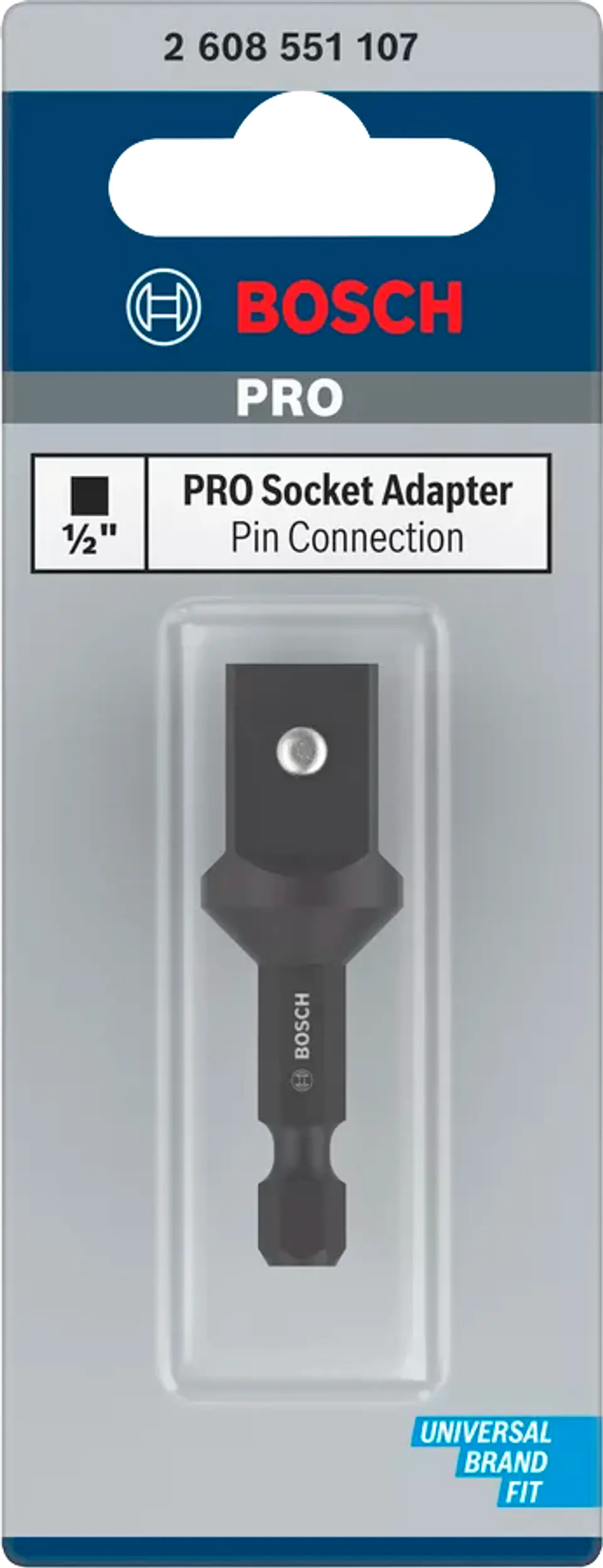 Adaptador 1/4'' para chaves de caixa de 1/2'' BOSCH 2