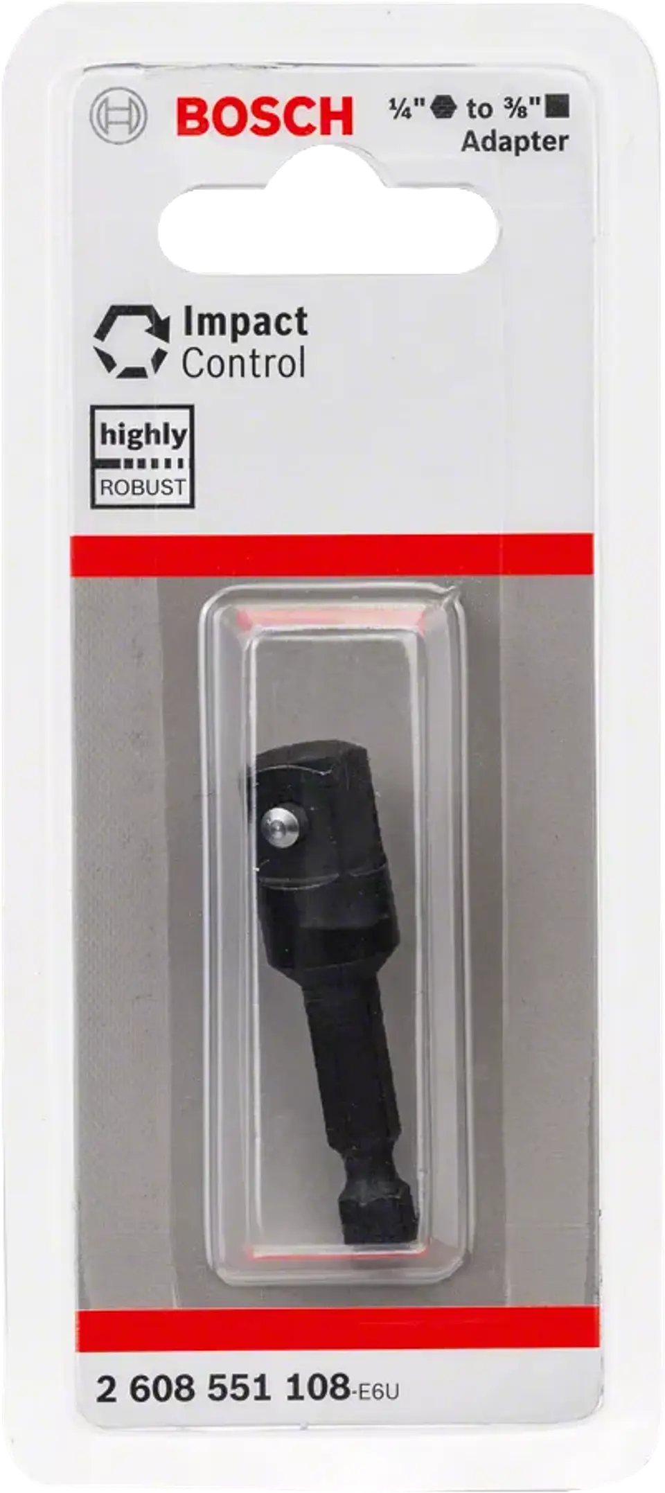 Adaptador 1/4'' para chaves de caixa de 3/8'' BOSCH 2