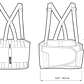 Cinto de suporte lombar com suspensórios Tamanho Médio TB-45G-M TOUGHBUILT - thumbnail 2