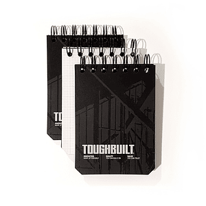 Bloco de Notas quadriculado Pack de 3 (Pequeno) TB-56-S-3 TOUGHBUILT