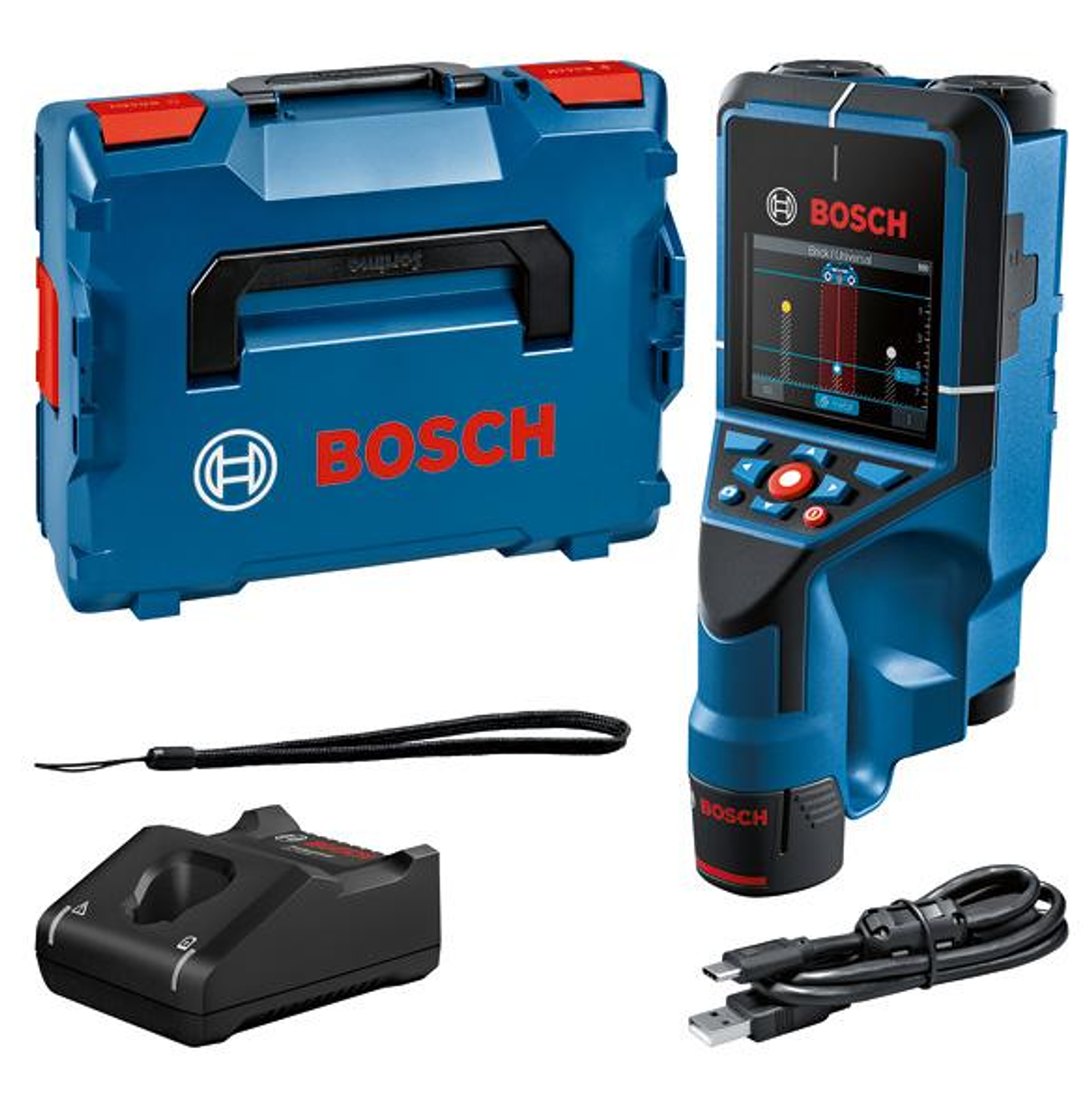 Scanner de Parede D-TECT 200 C + 1 Bateria 12V 2.0Ah + Mala L-BOXX 136 BOSCH 1