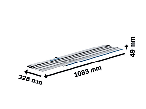 Calha de guia para cortes angulares FSN 740 X BOSCH