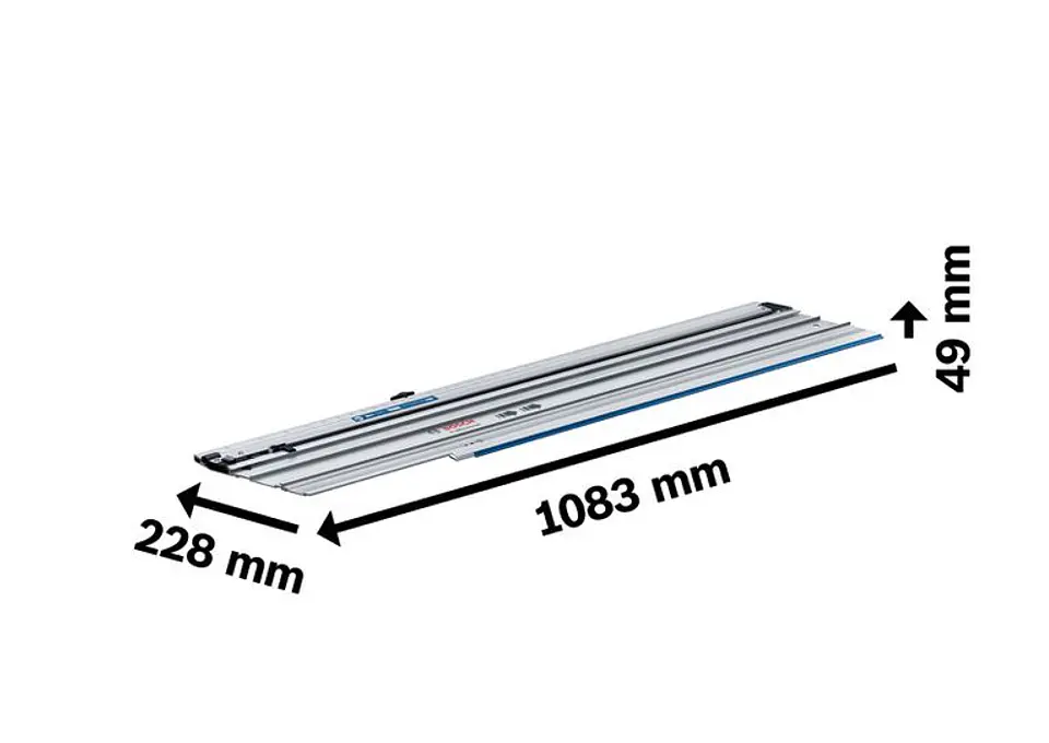 Calha de guia para cortes angulares FSN 740 X BOSCH 2