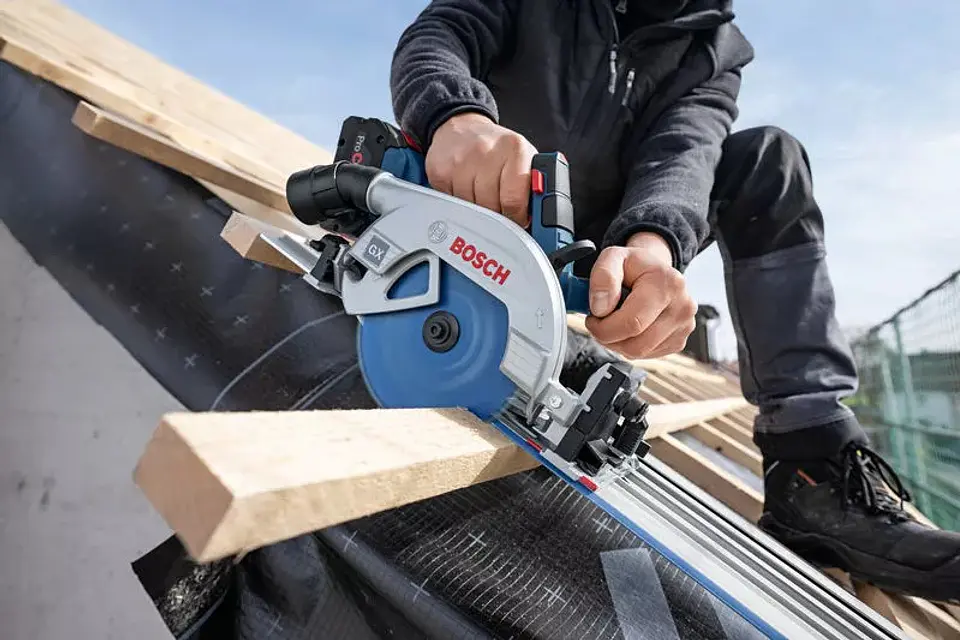 Serra circular sem fio GKS 18V-57-2 GX + Mala L-BOXX 238 BOSCH 7
