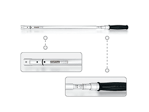 Chave Dinamométrica Intermutável TOPTUL