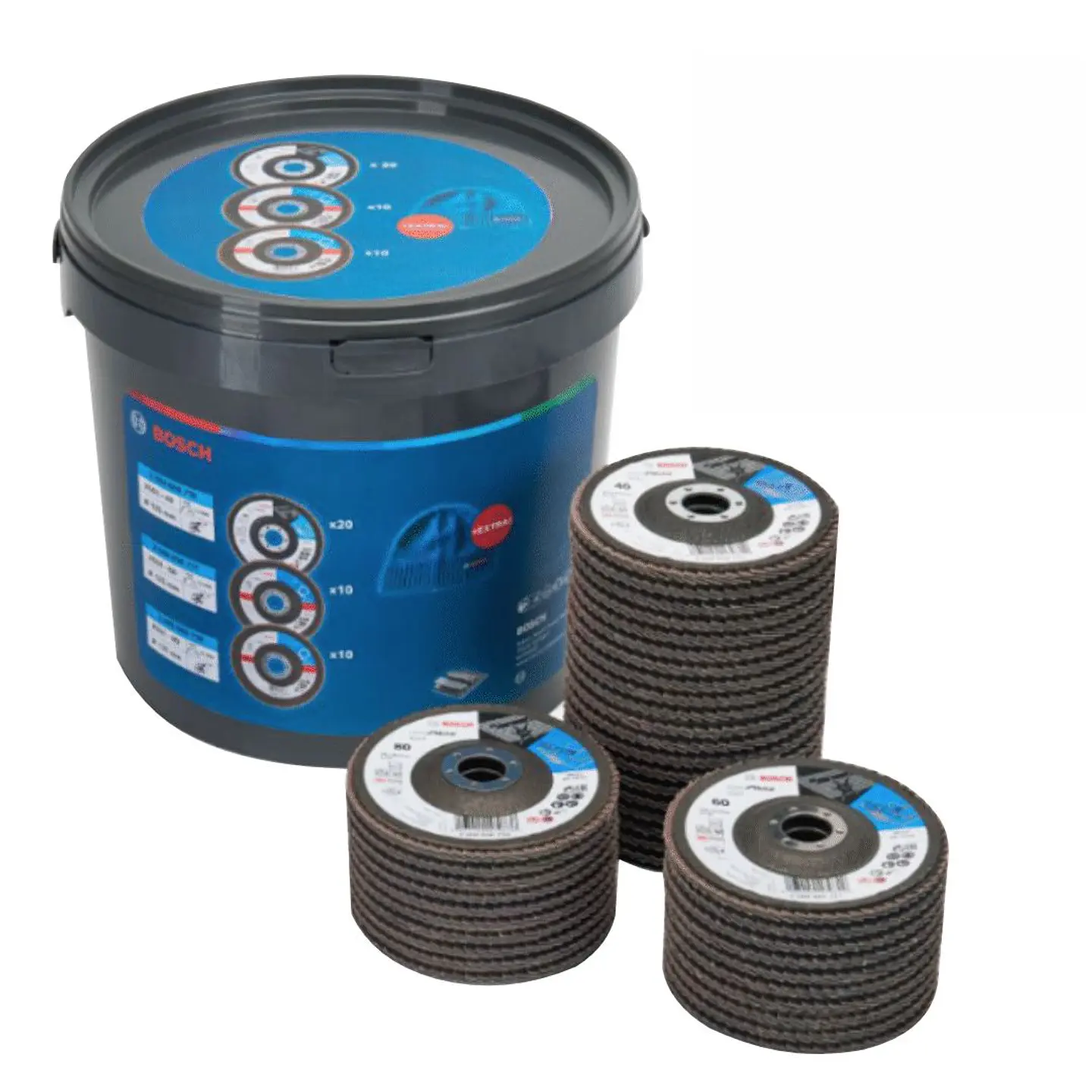 Balde de Disco de lixa em lamelas 125 mm X551 Expert for Metal (40 un.) BOSCH 1