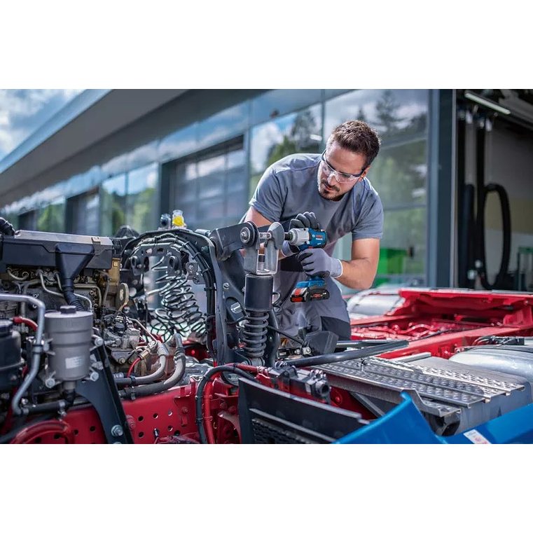 Aparafusadora de impacto sem fio GDS 18V-450 HC + 2x Baterias 18V 5.0Ah BOSCH 5