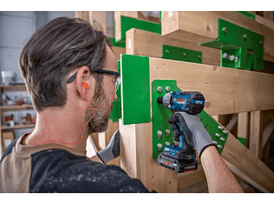 Aparafusadora de impacto sem fio GDS 18V-450 PC + L-Boxx BOSCH 