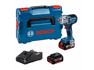 Aparafusadora de impacto sem fio GDS 18V-450 PC + 2x Baterias 18V 5.0Ah BOSCH