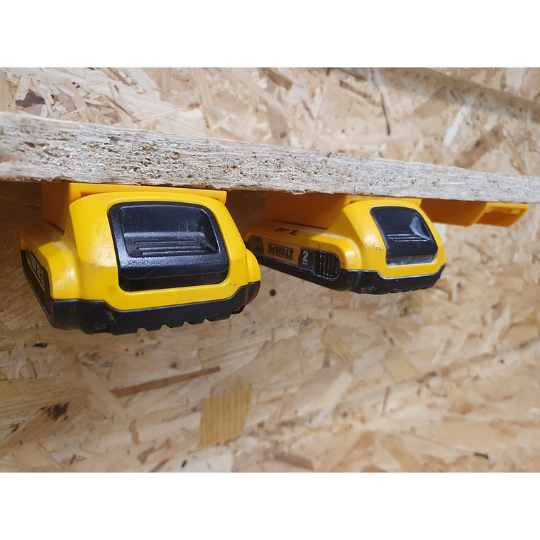 Suporte para Baterias Dewalt XR18V e Flexvolt  BM-DW20-YLW-6 STEALTHMOUNTS (6 Uni.) 2