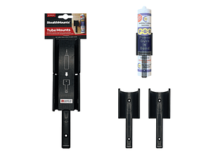 Suporte para Tubos de Silicone OM-TBE-V2-BLK-2 STEALTHMOUNTS (2 Uni.)