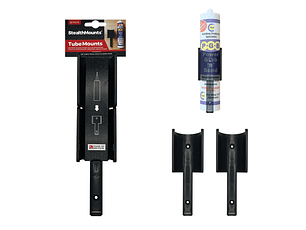 Suporte para Tubos de Silicone OM-TBE-V2-BLK-2 STEALTHMOUNTS (2 Uni.)