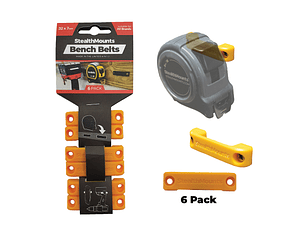 Suporte para Fitas Métricas 32mm BB-YLW-6 STEALTHMOUNTS (6 Uni.)