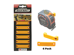 Suporte para Fitas Métricas 37mm BB-PL-YLW-6 STEALTHMOUNTS (6 Uni.) 