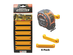 Suporte para Fitas Métricas 65mm BB-XL-YLW-6 STEALTHMOUNTS (6 Uni.)  