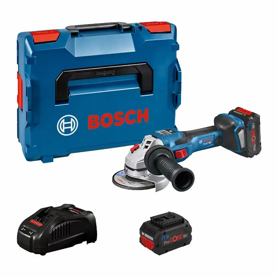 Rebarbadora BITURBO com regulador velocidade GWS 18V-15 SC + 2x ProCORE18V 5.5Ah BOSCH 1