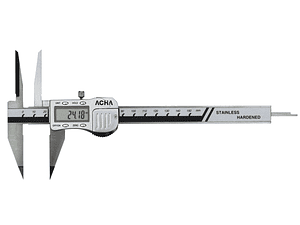 Paquímetro Digital com Bocas Afiadas e Pontas Longas 0-150mm ACHA