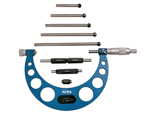 Micrómetro de Exteriores com Bigornas Intercambiáveis ACHA