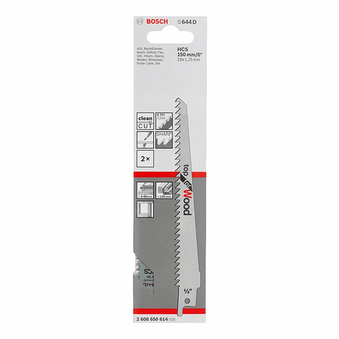 Lâmina de Serra Sabre S 644 D TOP FOR WOOD BOSCH