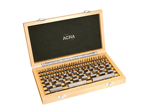 Jogo com 112 Blocos Padrão Especiais em Aço Temperado DIN 891 UNE EN ISO 3650 ACHA