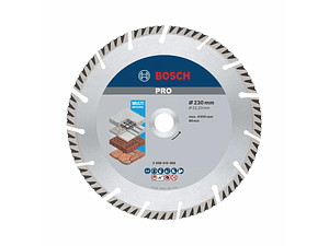 Disco de corte diamante 230mm PRO MULTI MATERIAL BOSCH