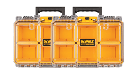 Trolley ToughSystem™ 2.0 com 2 Malas + 2 Organizadores Meia Largura DWST83402-7 DEWALT 