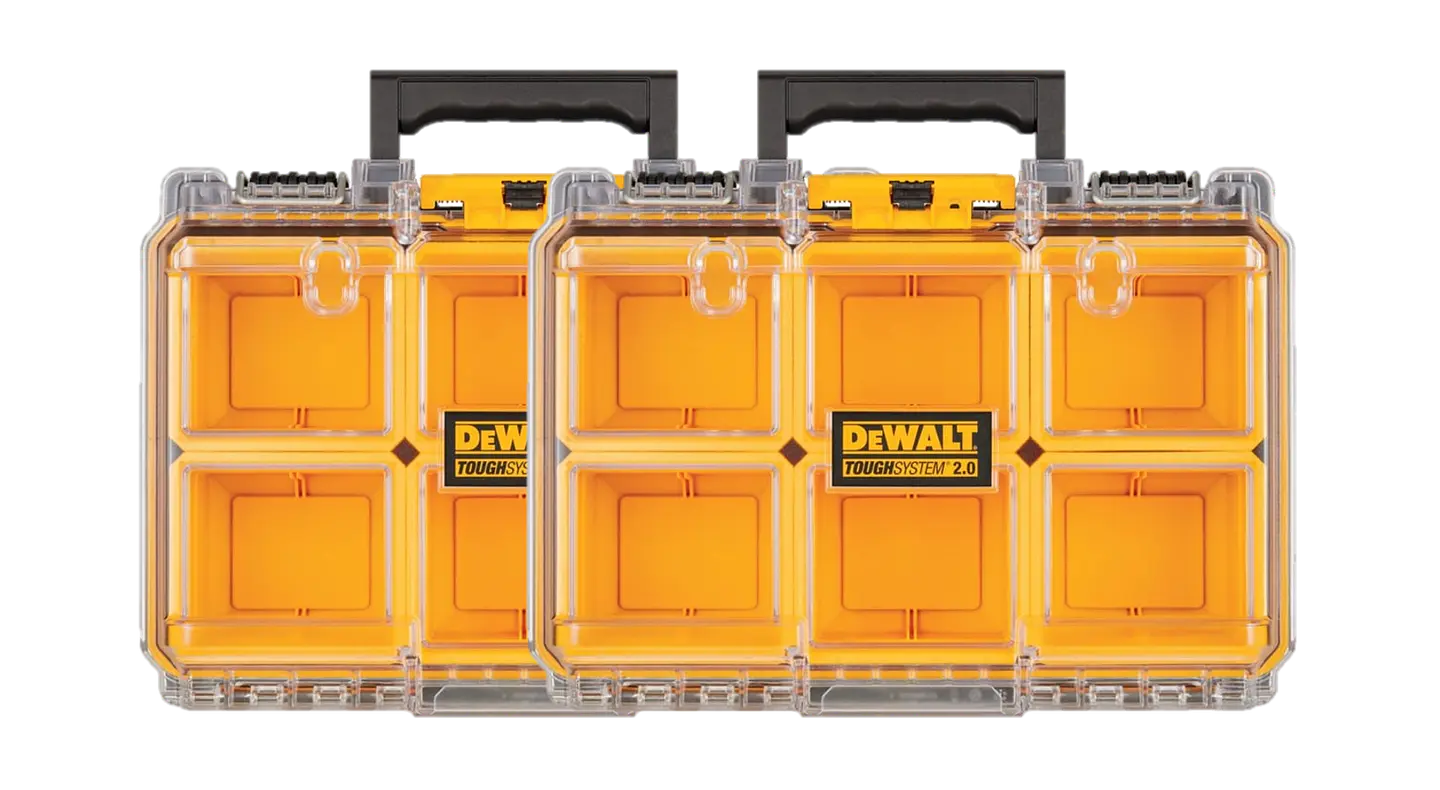 Trolley ToughSystem™ 2.0 com 2 Malas + 2 Organizadores Meia Largura DWST83402-7 DEWALT  2