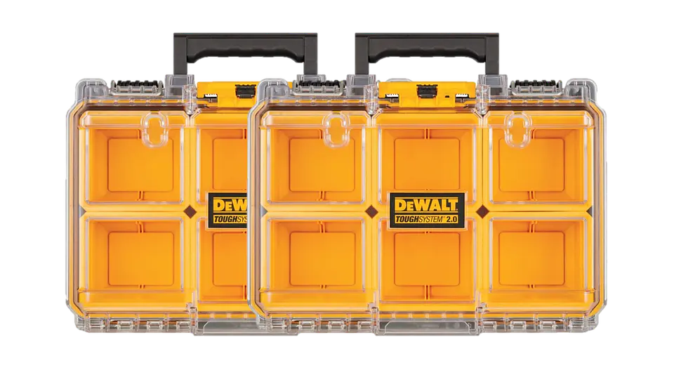 Trolley ToughSystem™ 2.0 com 2 Malas + 2 Organizadores Meia Largura DWST83402-7 DEWALT  2