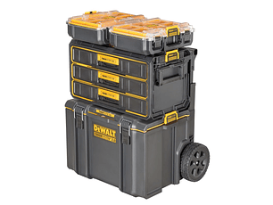 Trolley ToughSystem™ 2.0 com 2 Malas + 2 Organizadores Meia Largura DWST83402-7 DEWALT 